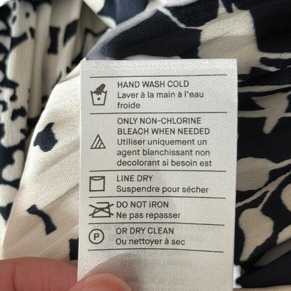 Vince Dress Arboretum short two tone crushed satin size Medium M - Picture 4 of 5